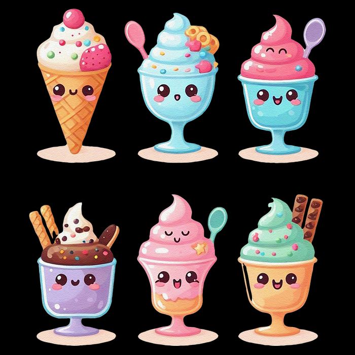 Kawaii Ice Cream Frozen Yogurt Lover Anime Mug
