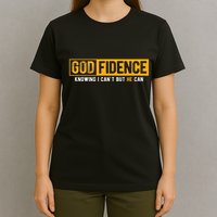 Knowing I CanT But He Can Christian Religious Jesus T-Shirt