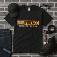 Knowing I CanT But He Can Christian Religious Jesus Tall T-Shirt