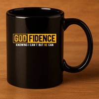 Knowing I CanT But He Can Christian Religious Jesus 11oz C Handle Ceramic Mug