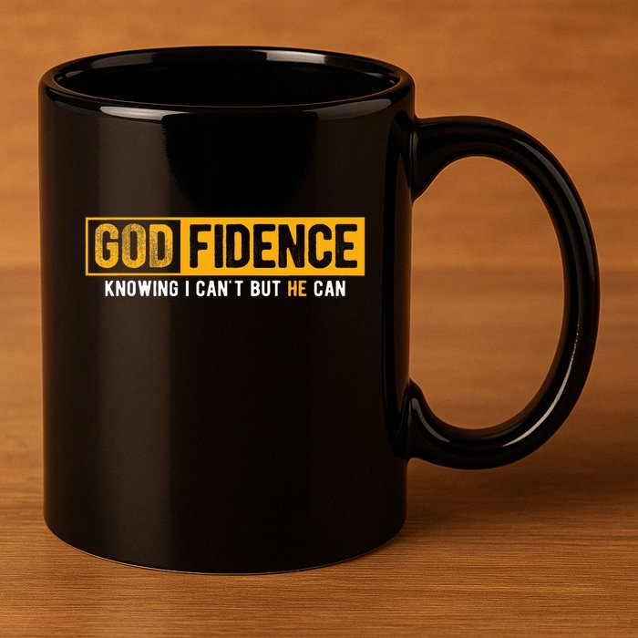 Knowing I CanT But He Can Christian Religious Jesus 11oz C Handle Ceramic Mug