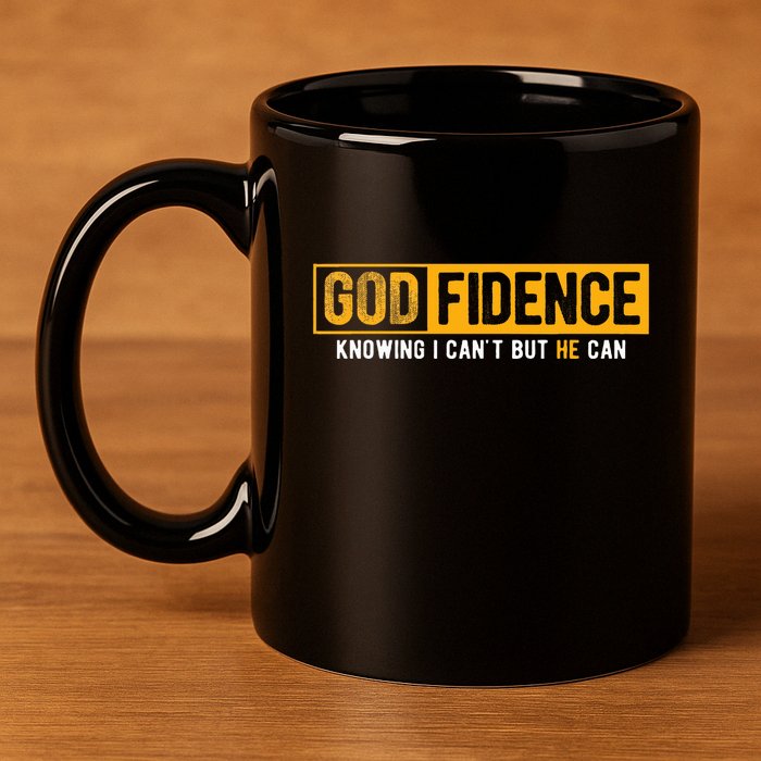 Knowing I CanT But He Can Christian Religious Jesus 11oz C Handle Ceramic Mug