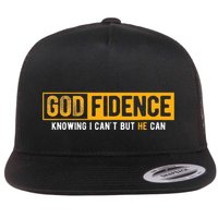 Knowing I CanT But He Can Christian Religious Jesus Flatbill Hat