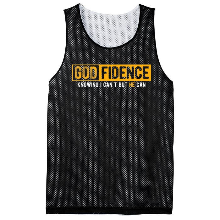 Knowing I CanT But He Can Christian Religious Jesus Mesh Reversible Basketball Jersey Tank