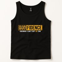 Knowing I CanT But He Can Christian Religious Jesus Tank Top