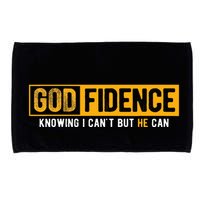 Knowing I CanT But He Can Christian Religious Jesus Microfiber Hand Towel