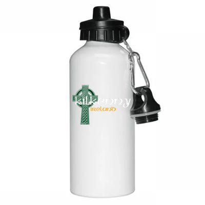 Kilkenny Ireland County Celtic Gaelic Football And Hurling Funny Gift Aluminum Water Bottle