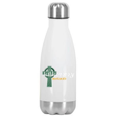 Kilkenny Ireland County Celtic Gaelic Football And Hurling Funny Gift Stainless Steel Insulated Water Bottle