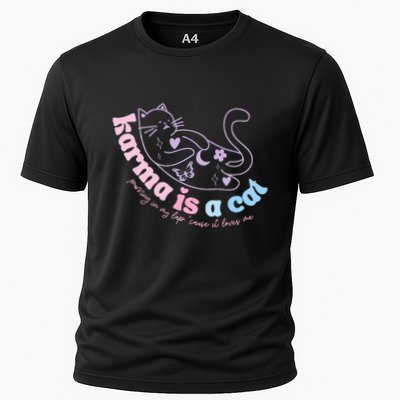 Karma Is Cat Purring In My Lap Cause It Loves Me  Performance Shirt