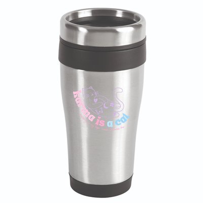 Karma Is Cat Purring In My Lap Cause It Loves Me  16oz Travel Tumbler