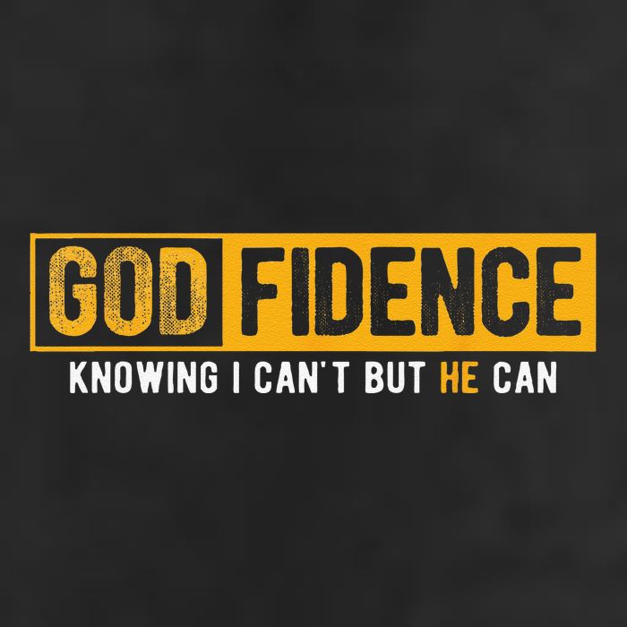 Knowing I Cant But He Can Christian Religious Jesus Cool Comfort Performance Bucket Hat