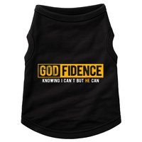 Knowing I Cant But He Can Christian Religious Jesus Doggie Tank