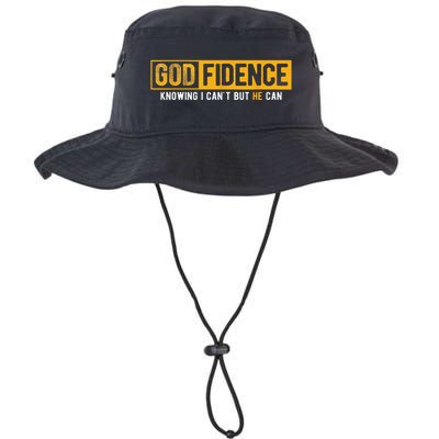 Knowing I Cant But He Can Christian Religious Jesus Bucket Hat
