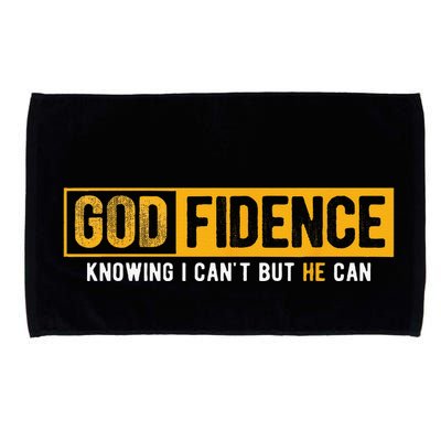 Knowing I Cant But He Can Christian Religious Jesus Microfiber Hand Towel