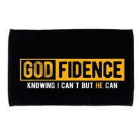 Knowing I Cant But He Can Christian Religious Jesus Microfiber Hand Towel