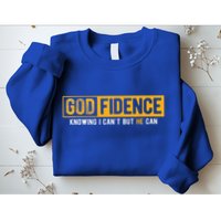 Knowing I Cant But He Can Christian Religious Jesus Sweatshirt