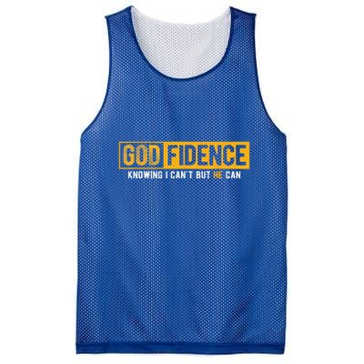 Knowing I Cant But He Can Christian Religious Jesus Mesh Reversible Basketball Jersey Tank