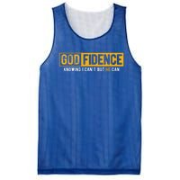 Knowing I Cant But He Can Christian Religious Jesus Mesh Reversible Basketball Jersey Tank