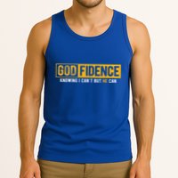 Knowing I Cant But He Can Christian Religious Jesus Tank Top