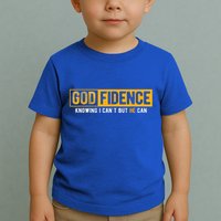 Knowing I Cant But He Can Christian Religious Jesus Toddler T-Shirt