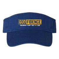 Knowing I Cant But He Can Christian Religious Jesus Visor