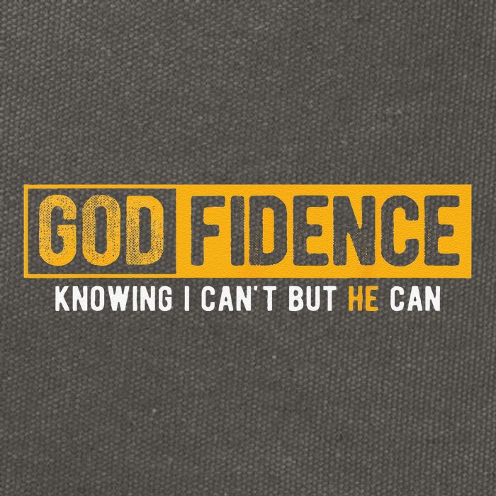 Knowing I Cant But He Can Christian Religious Jesus Cotton Canvas Backpack