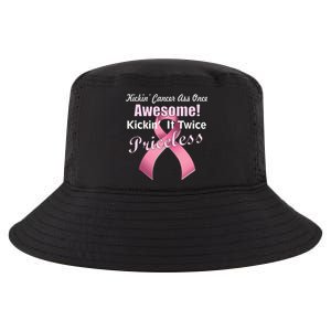 Kickin' Cancer's Ass One Awesome Twice Priceless Cool Comfort Performance Bucket Hat