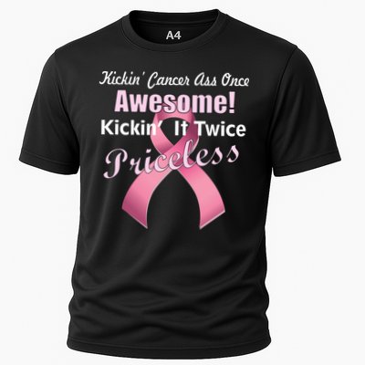 Kickin' Cancer's Ass One Awesome Twice Priceless Performance Shirt