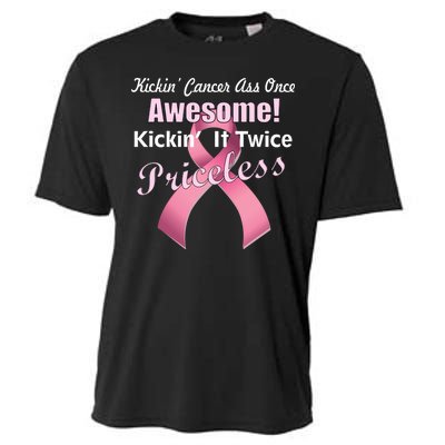 Kickin' Cancer's Ass One Awesome Twice Priceless Cooling Performance Crew T-Shirt