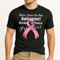 Kickin' Cancer's Ass One Awesome Twice Priceless Cooling Performance Crew T-Shirt