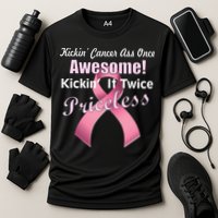 Kickin' Cancer's Ass One Awesome Twice Priceless Cooling Performance Crew T-Shirt