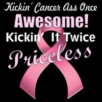 Kickin' Cancer's Ass One Awesome Twice Priceless Impact Tech Backpack