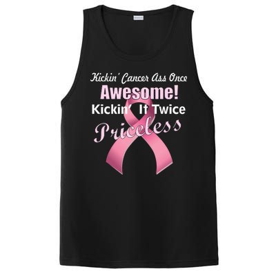 Kickin' Cancer's Ass One Awesome Twice Priceless PosiCharge Competitor Tank