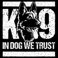 K9 In Dogs We Trust Blue Line K9 Dog Unit Police Officer Premium T-Shirt