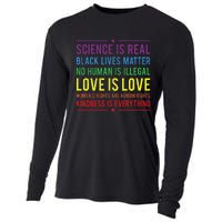 Kindness Is EVERYTHING Science Is Real Love Is Love Cooling Performance Long Sleeve Crew