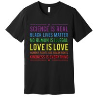 Kindness Is EVERYTHING Science Is Real Love Is Love Premium T-Shirt