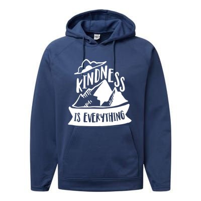 Kindness Is Everything Anti Bullying Kind Week Unity Day Gift Performance Fleece Hoodie