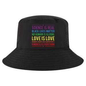 Kindness Is EVERYTHING Science Is Real Love Is Love Cool Comfort Performance Bucket Hat