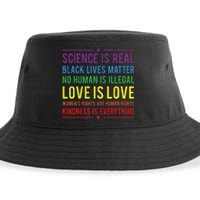 Kindness Is EVERYTHING Science Is Real Love Is Love Sustainable Bucket Hat