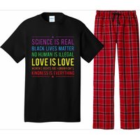 Kindness Is EVERYTHING Science Is Real Love Is Love Pajama Set