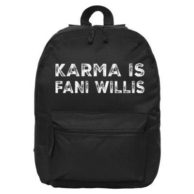 Karma Is Fani Willis 16 in Basic Backpack