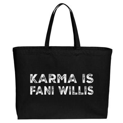 Karma Is Fani Willis Cotton Canvas Jumbo Tote