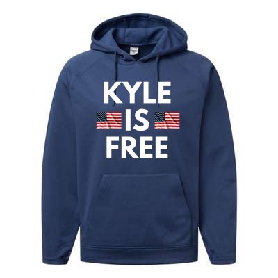 Kyle Is Free USA Performance Fleece Hoodie