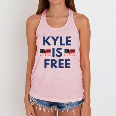 Kyle Is Free USA Women's Knotted Racerback Tank