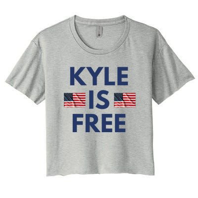 Kyle Is Free USA Women's Crop Top Tee