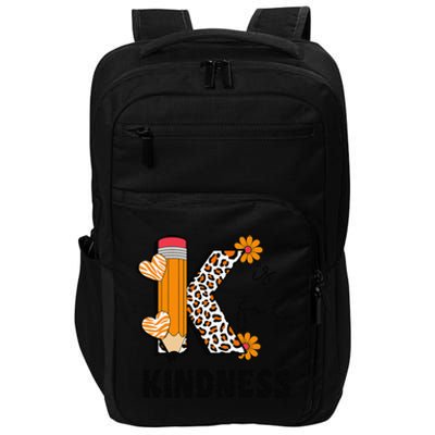 K Is For Kindness Orange Anti Bullying Unity Day Teacher Gift Impact Tech Backpack