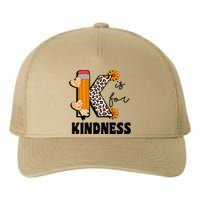 K Is For Kindness Orange Anti Bullying Unity Day Teacher Gift Yupoong Adult 5-Panel Trucker Hat