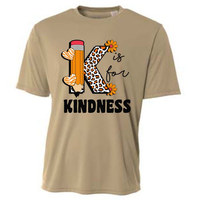 K Is For Kindness Orange Anti Bullying Unity Day Teacher Gift Cooling Performance Crew T-Shirt