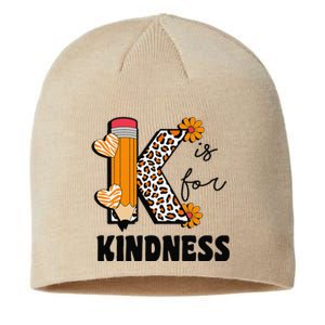 K Is For Kindness Orange Anti Bullying Unity Day Teacher Gift Sustainable Beanie