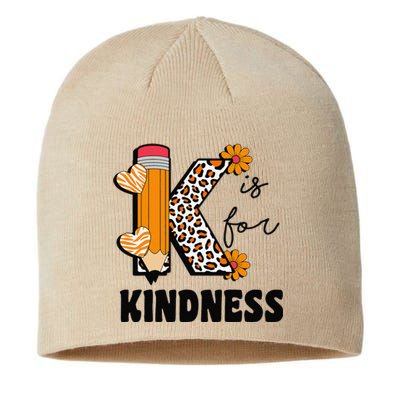 K Is For Kindness Orange Anti Bullying Unity Day Teacher Gift Sustainable Beanie